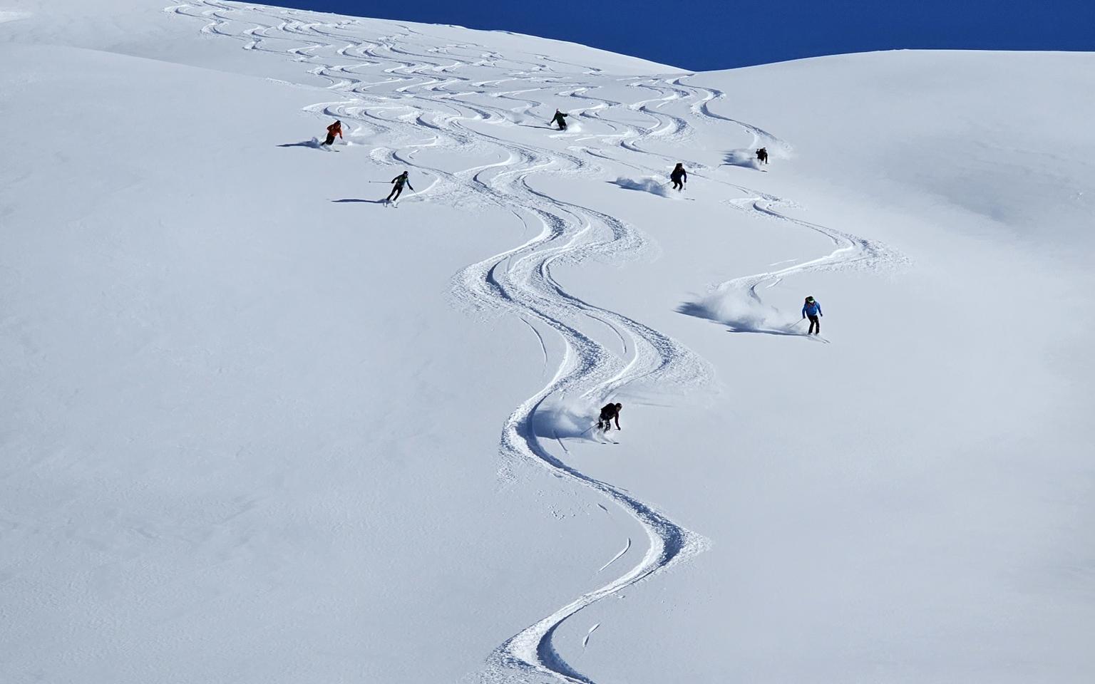 Image of Freeriding in Davos Klosters